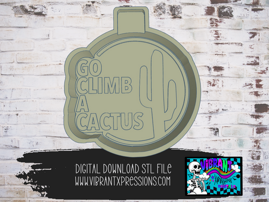Go Climb a Cactus Mold Maker STL File
