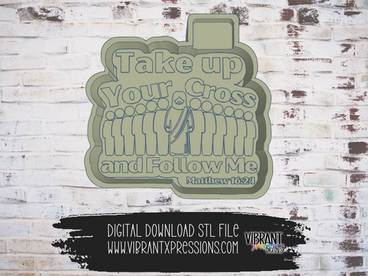 Take Up Your Cross Mold Maker STL File