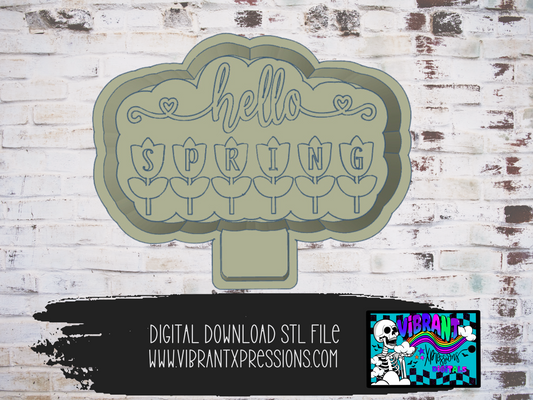 Hello Spring Mold Maker STL File