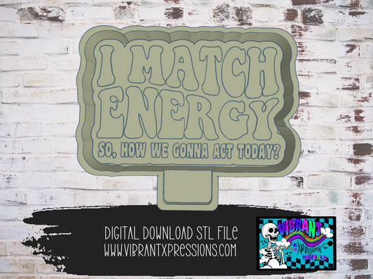 I Match Energy Mold Maker STL File