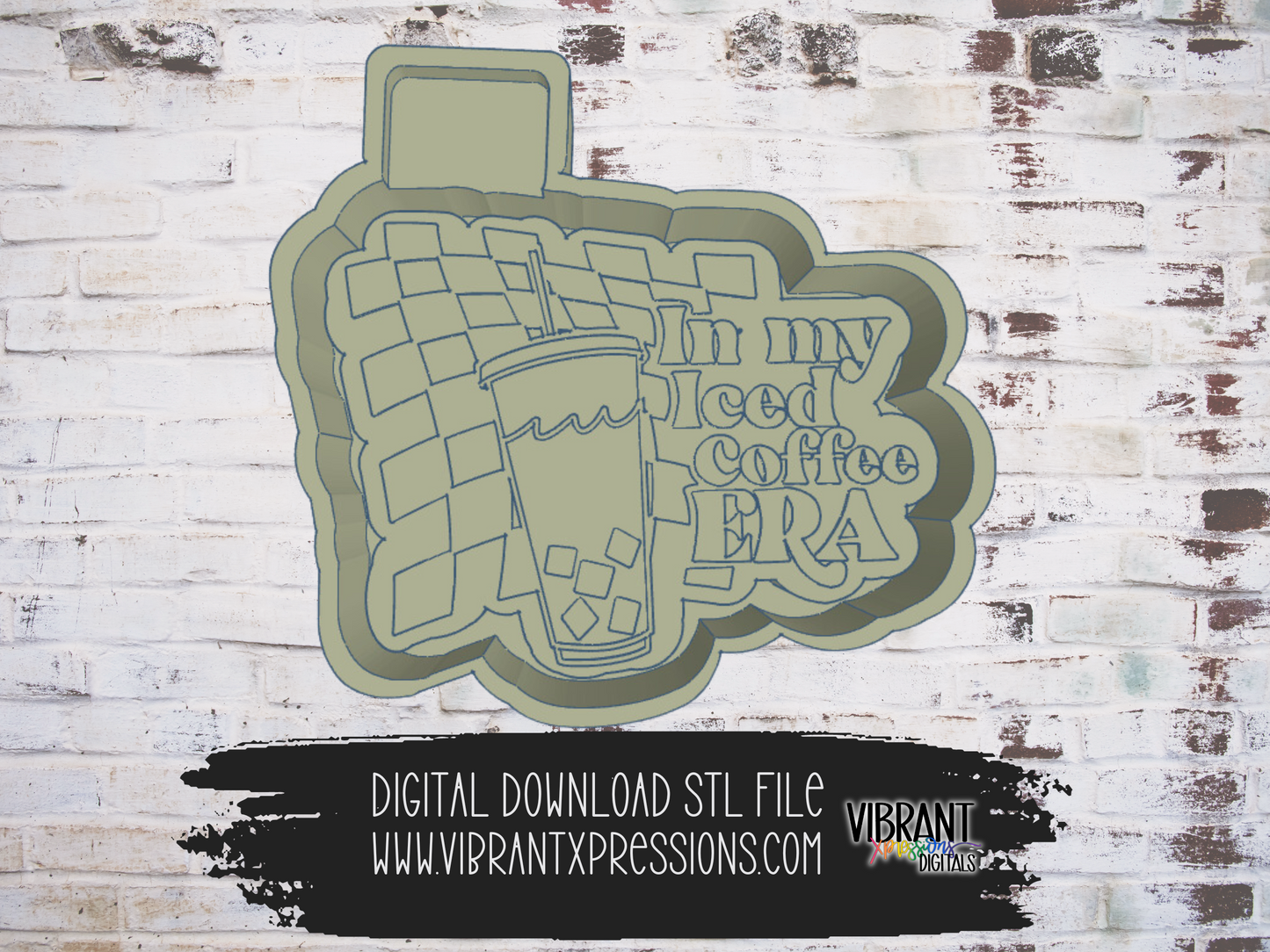 In My Iced Coffee Era Housing Mold Maker STL File