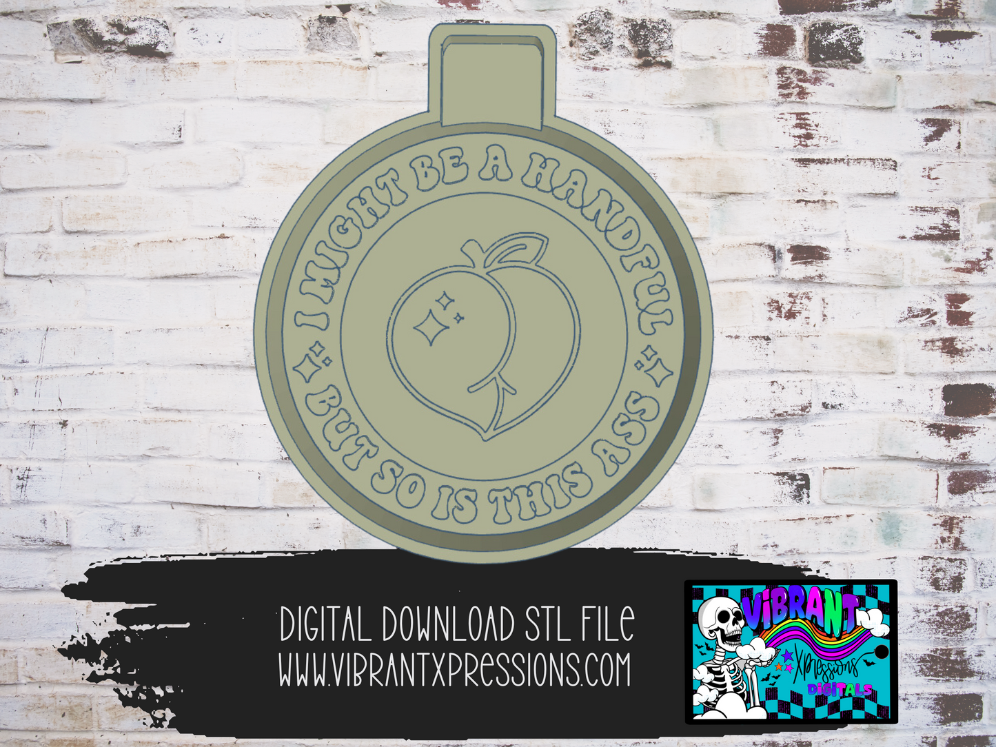 I Might be a Handful Mold Maker STL File