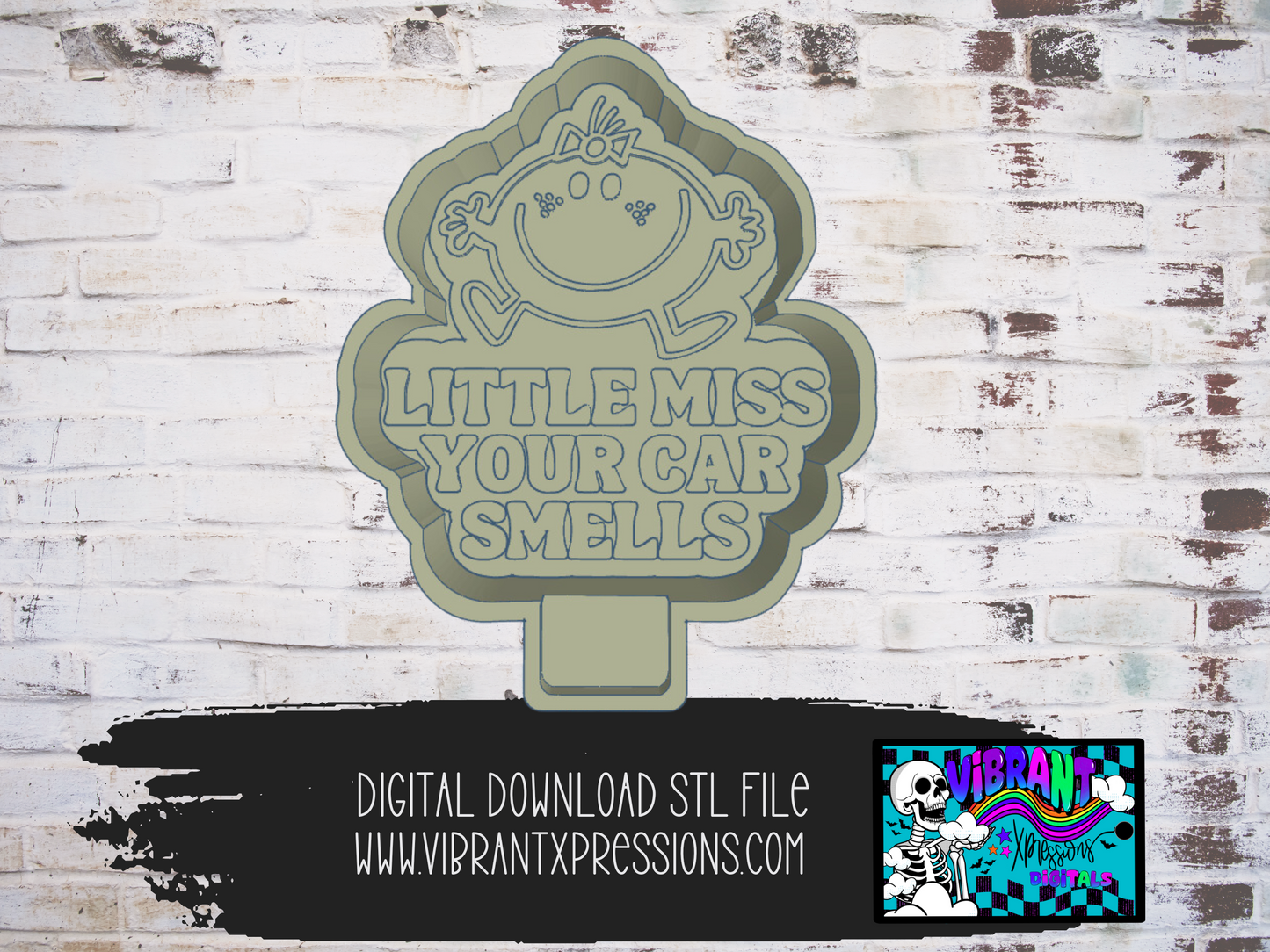 Little Miss Your Car Smells  Mold Maker STL File