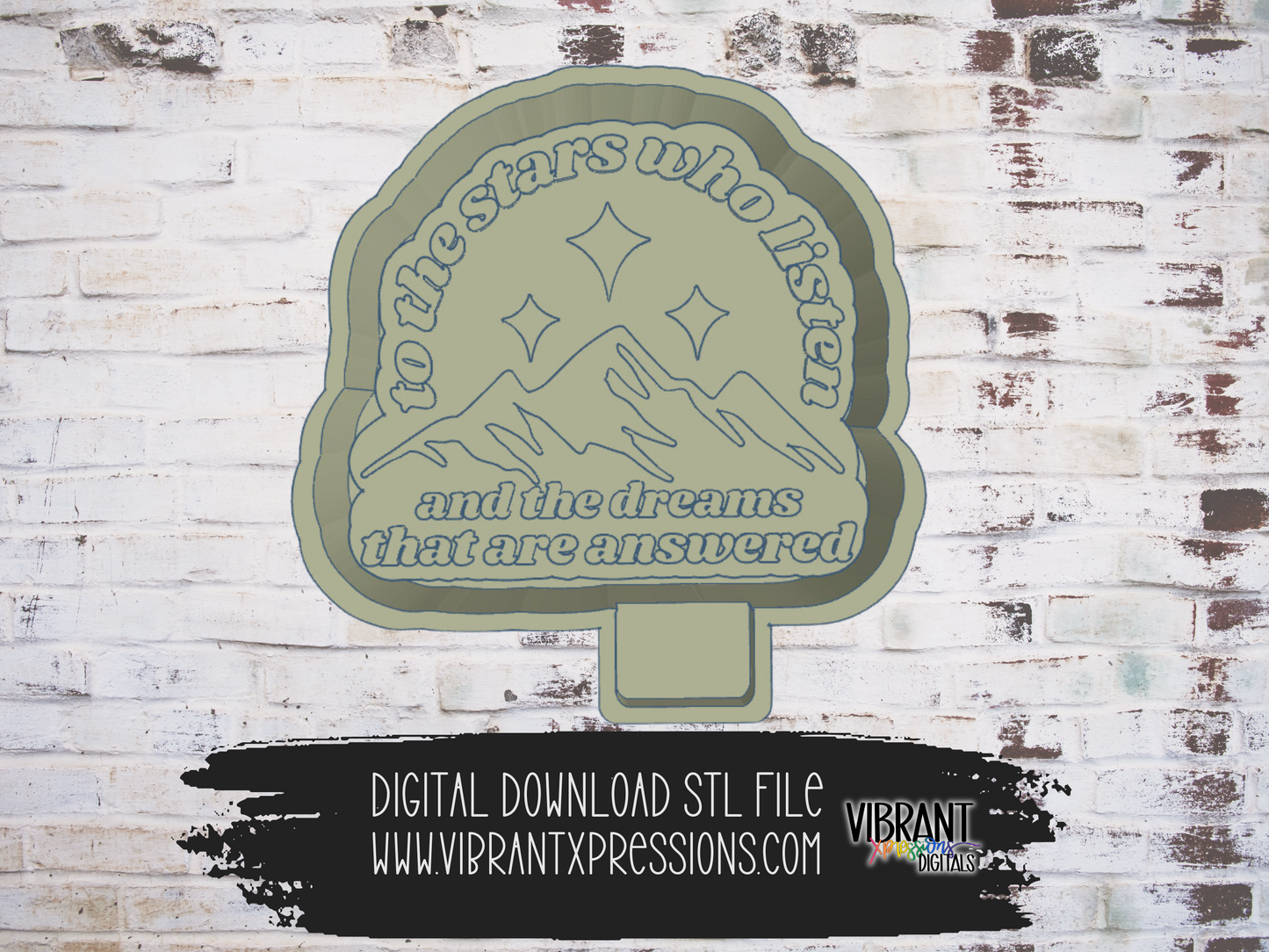 To the Stars Who Listen Mold Maker STL File