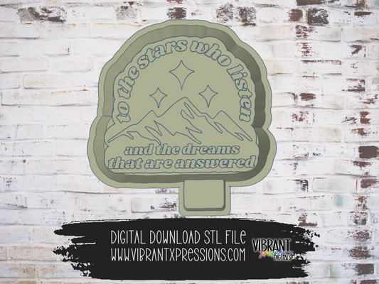 To the Stars Who Listen Mold Maker STL File