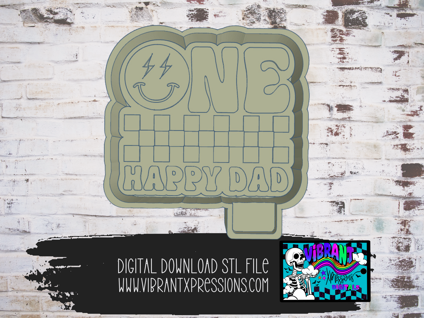 One Happy Dad Mold Maker STL File