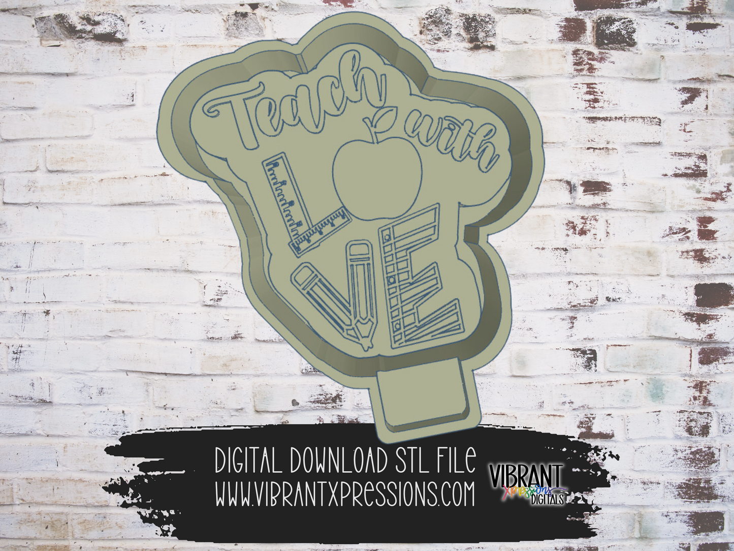 Teach With Love Mold Maker STL File