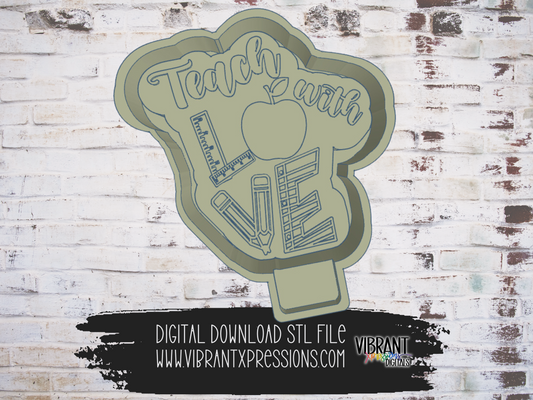 Teach With Love Mold Maker STL File