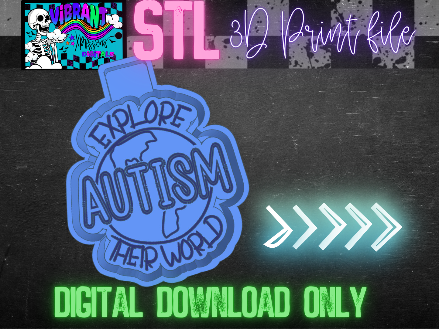 Explore Their World Mold Maker STL File