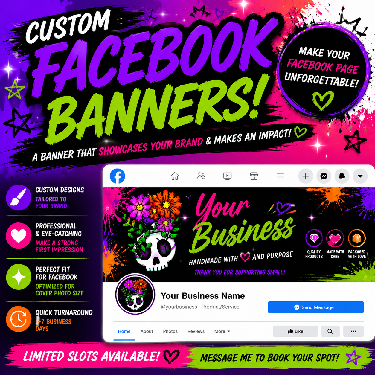 Facebook Banner Design - Business Branding