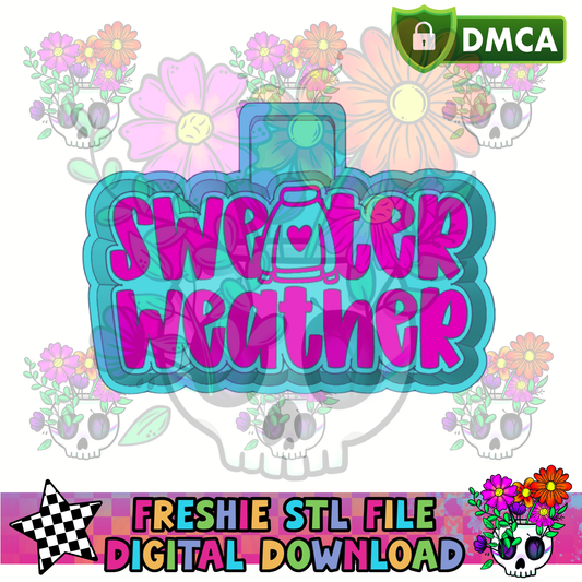 Fall Sweater Weather Mold Maker STL File