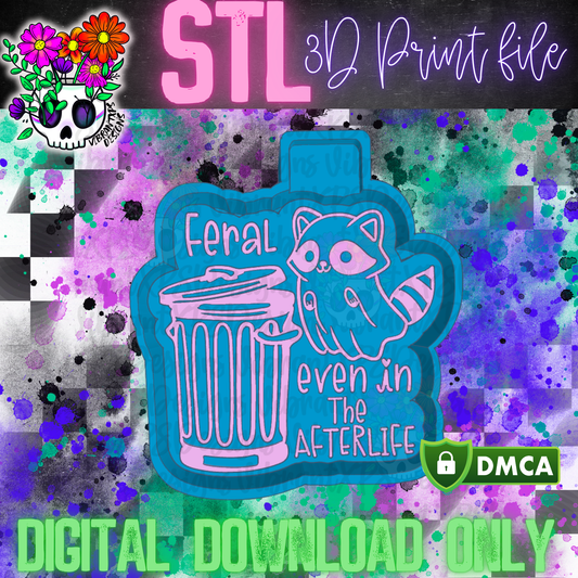 Feral in the Afterlife Mold Maker STL File