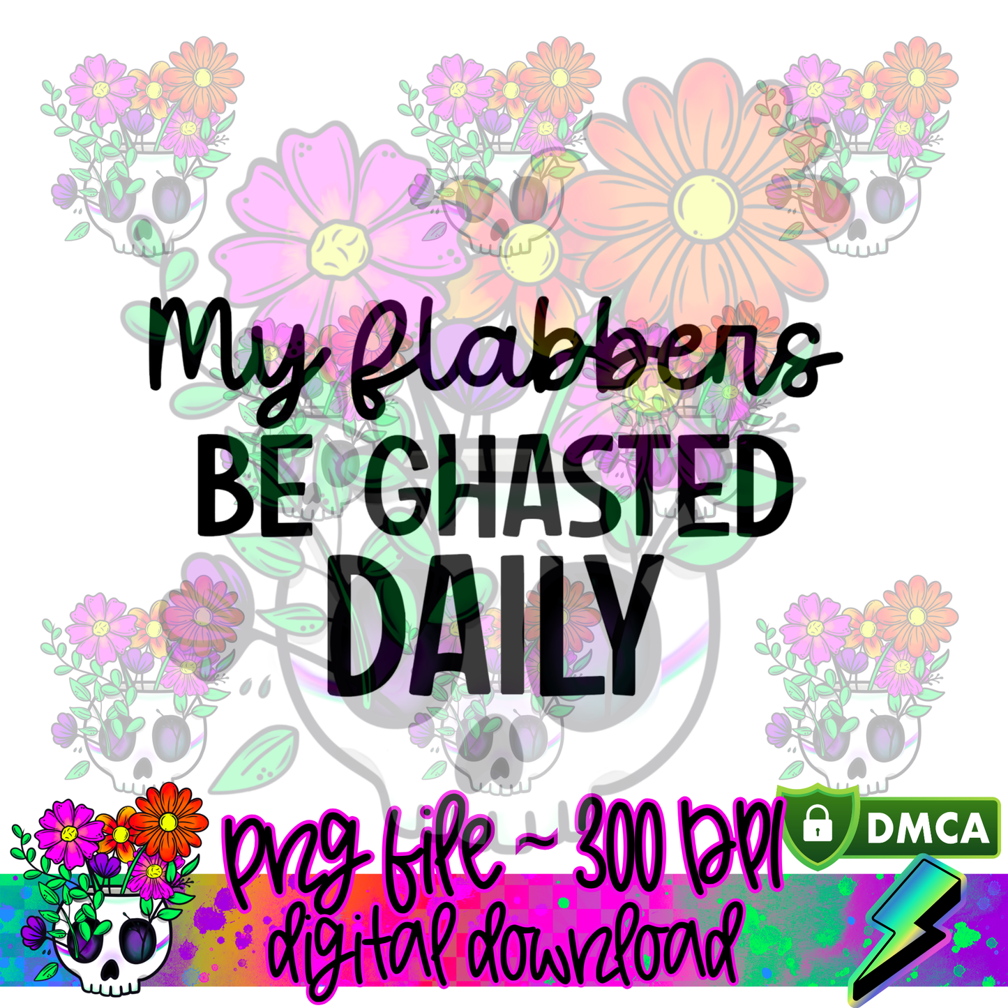 Flabbers Ghasted Daily - PNG