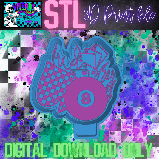 Luck on Fire Mold Maker STL File