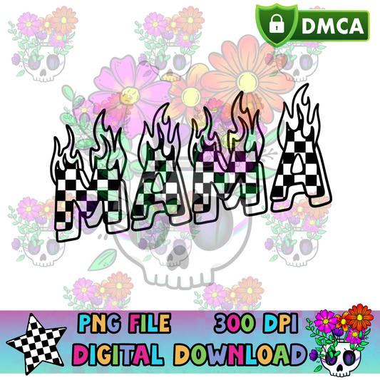 Flaming Mama - PNG