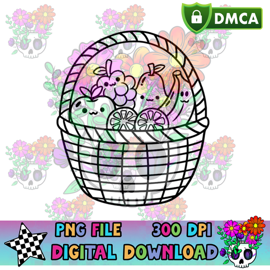 Fruit Basket - PNG
