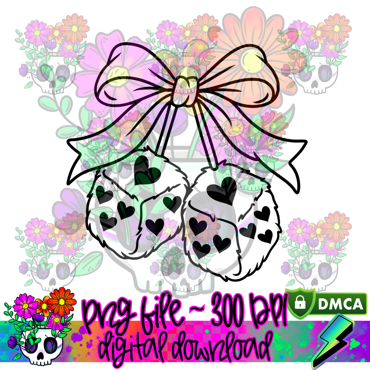 Fuzzy Dice - PNG