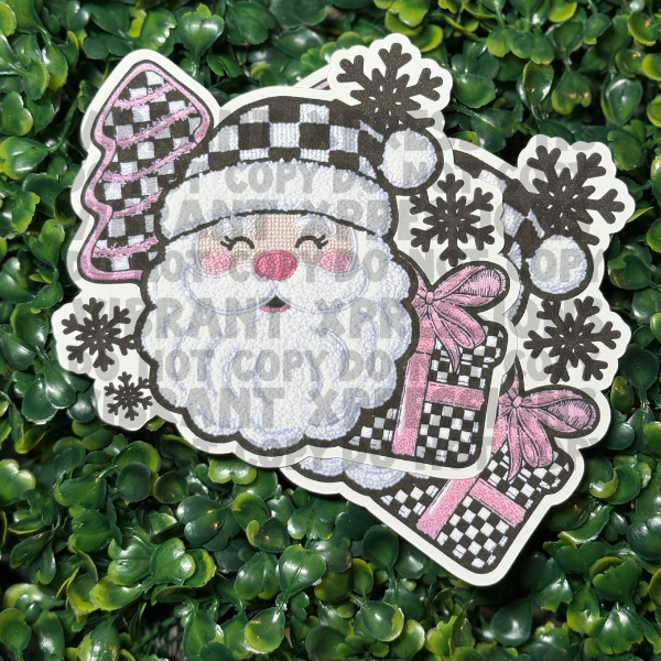 Fuzzy Santa - Cardstock – VibrantXpressions