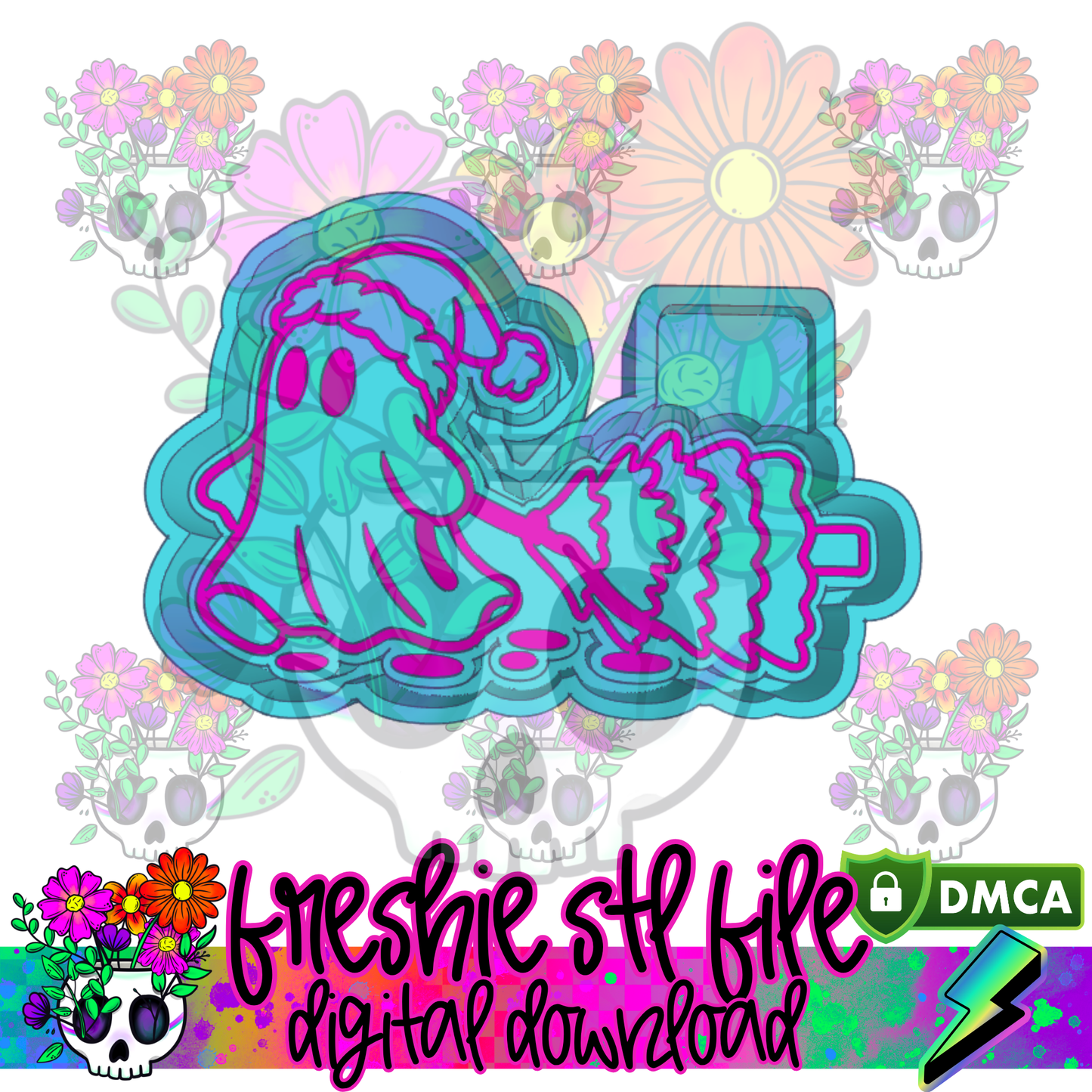 Ghost Dragging Tree Mold Maker STL File