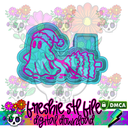 Ghost Dragging Tree Mold Maker STL File