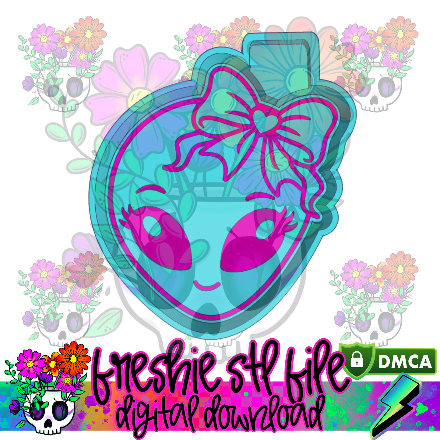Girly Alien Mold Maker STL File