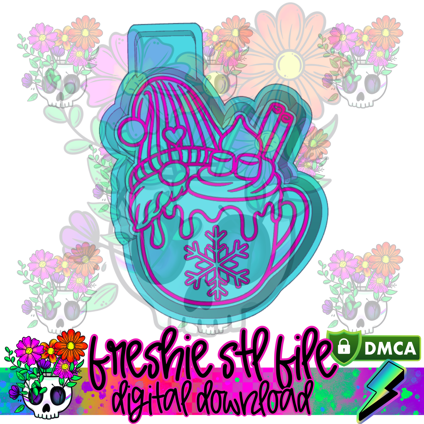 Gnomie Hot Cocoa Mold Maker STL File