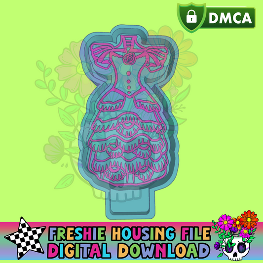 Goth Dress Mold Maker STL File