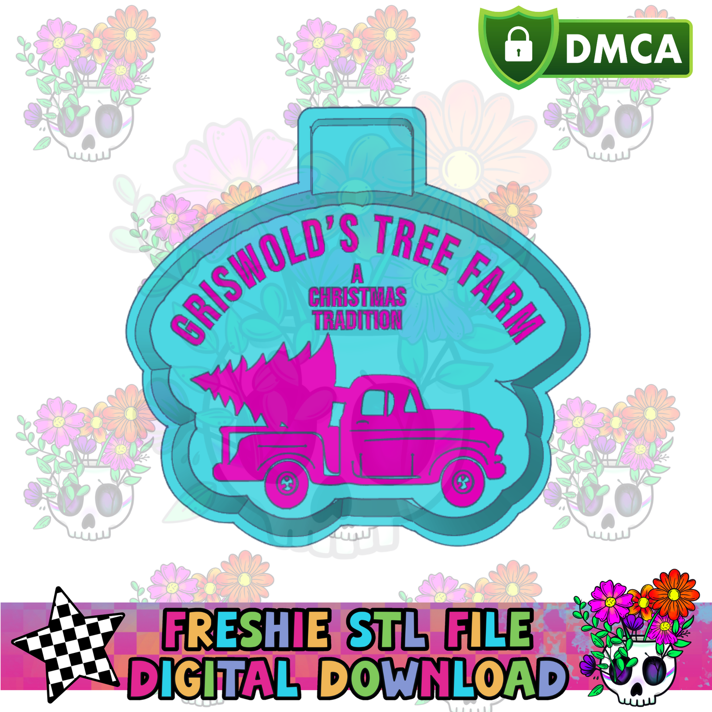 Tree Farm Truck  Mold Maker STL File