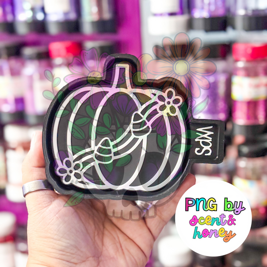 Groovy Candy Corn Pumpkin – Semi Exclusive Freshie Mold