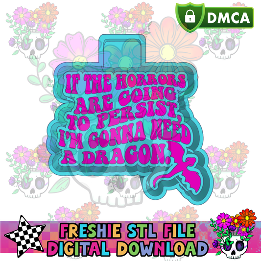 Horrors Persist Dragon Mold Maker STL File