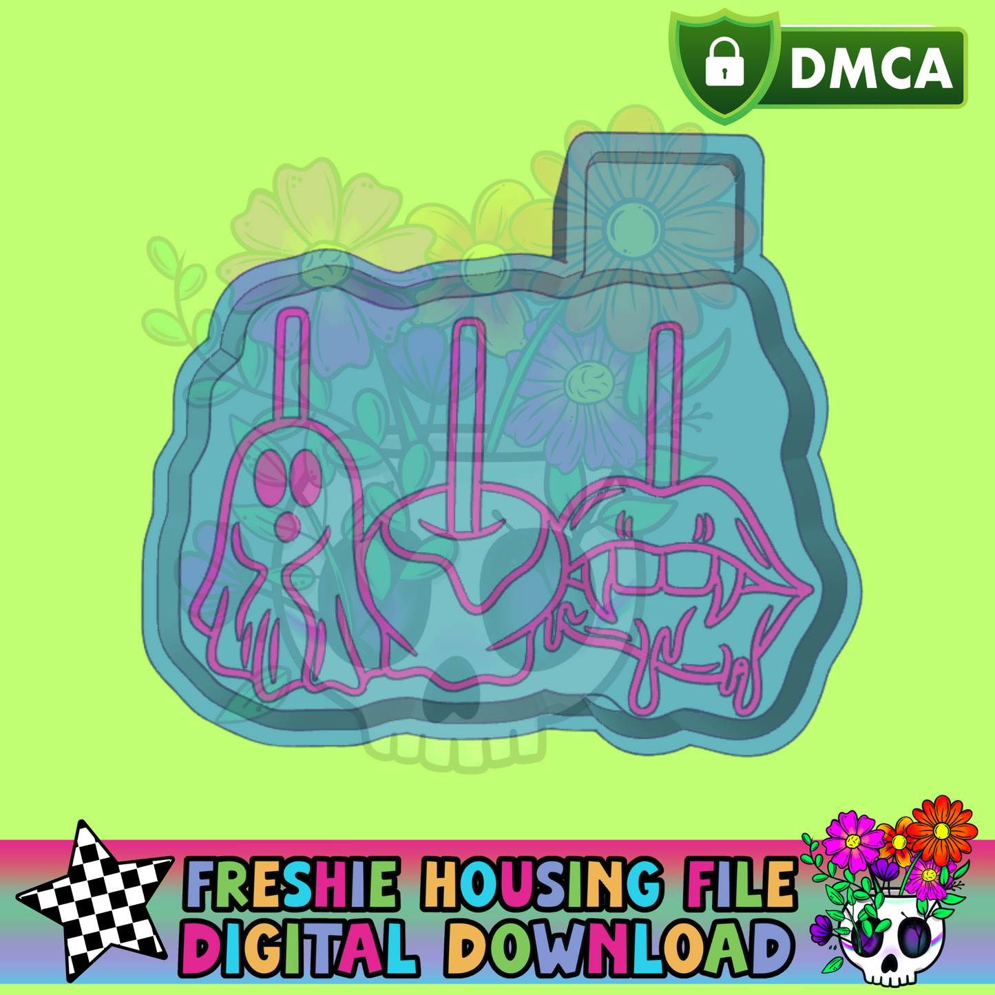 Halloween Pops Mold Maker STL File