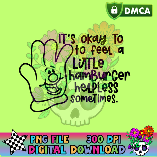 Hamburger Helpless - PNG