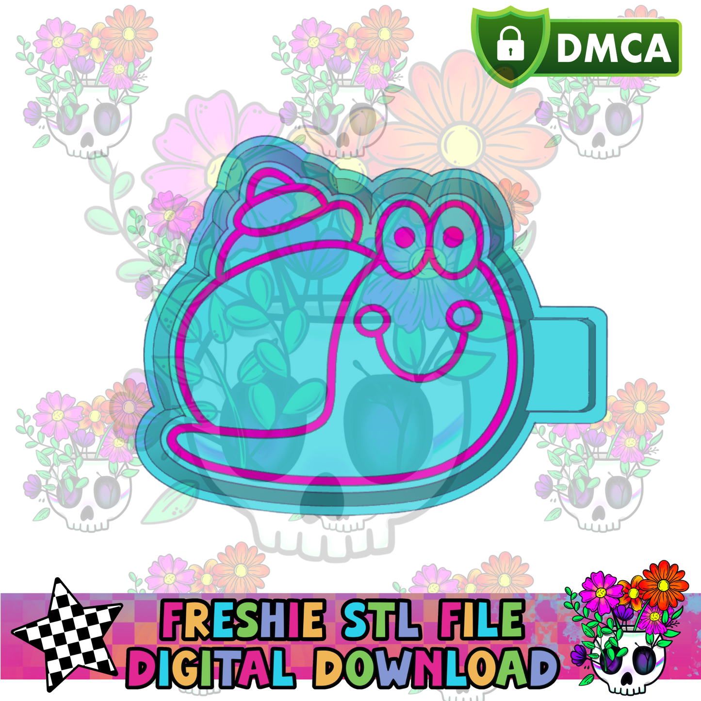 Happy Snail Mold Maker STL File