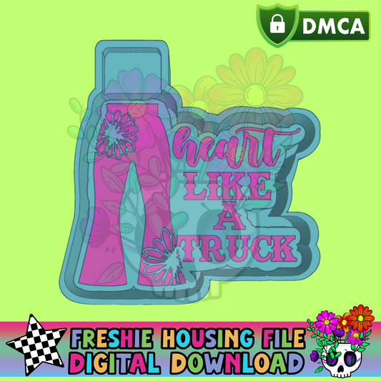 Heart Like a Truck Mold Maker STL File