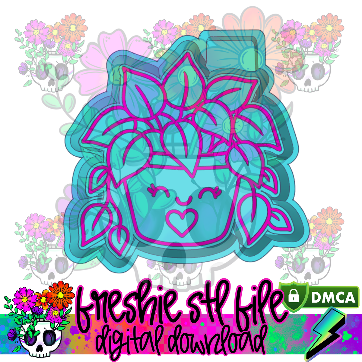 Heart Succlent Mold Maker STL File