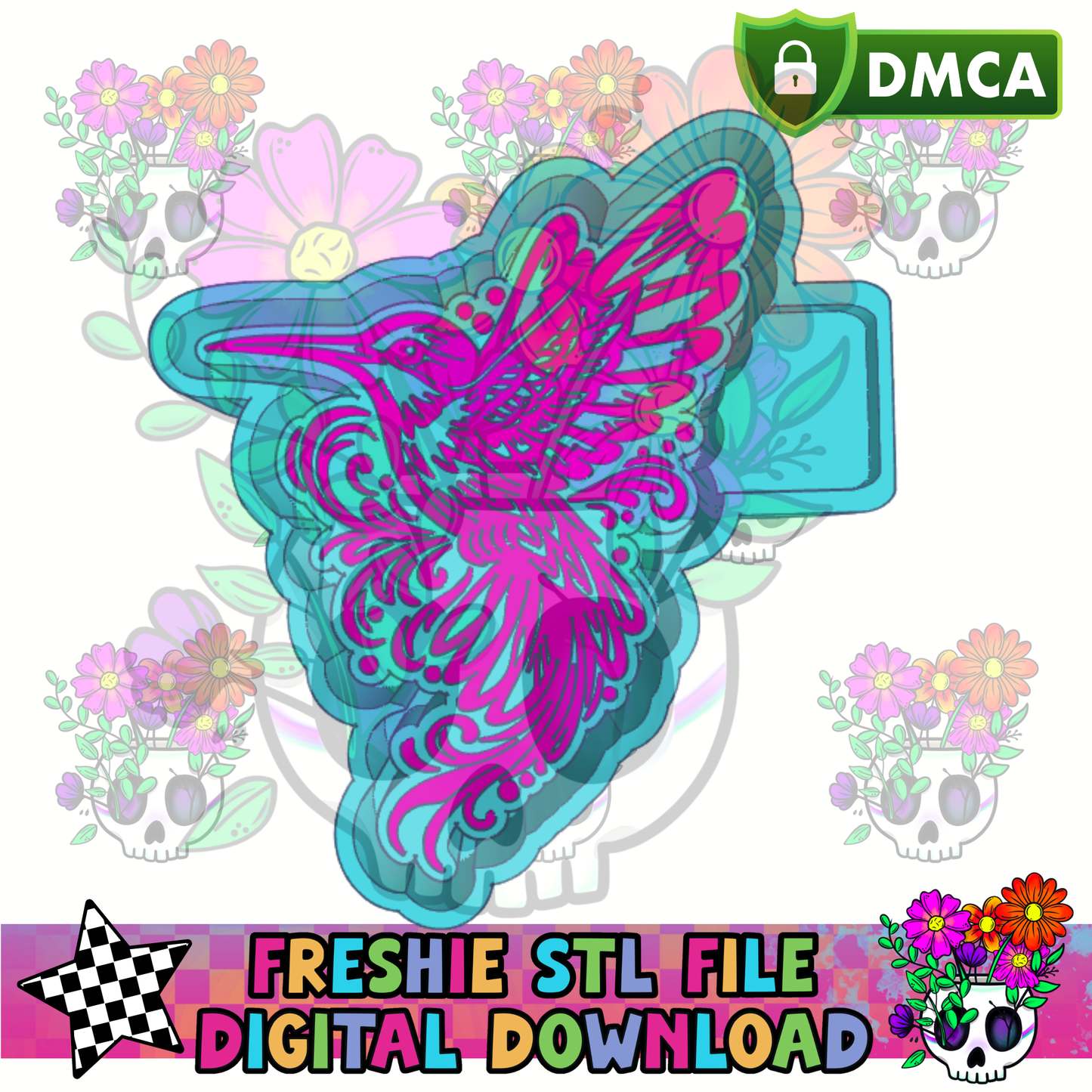 Hummingbird Mold Maker STL File
