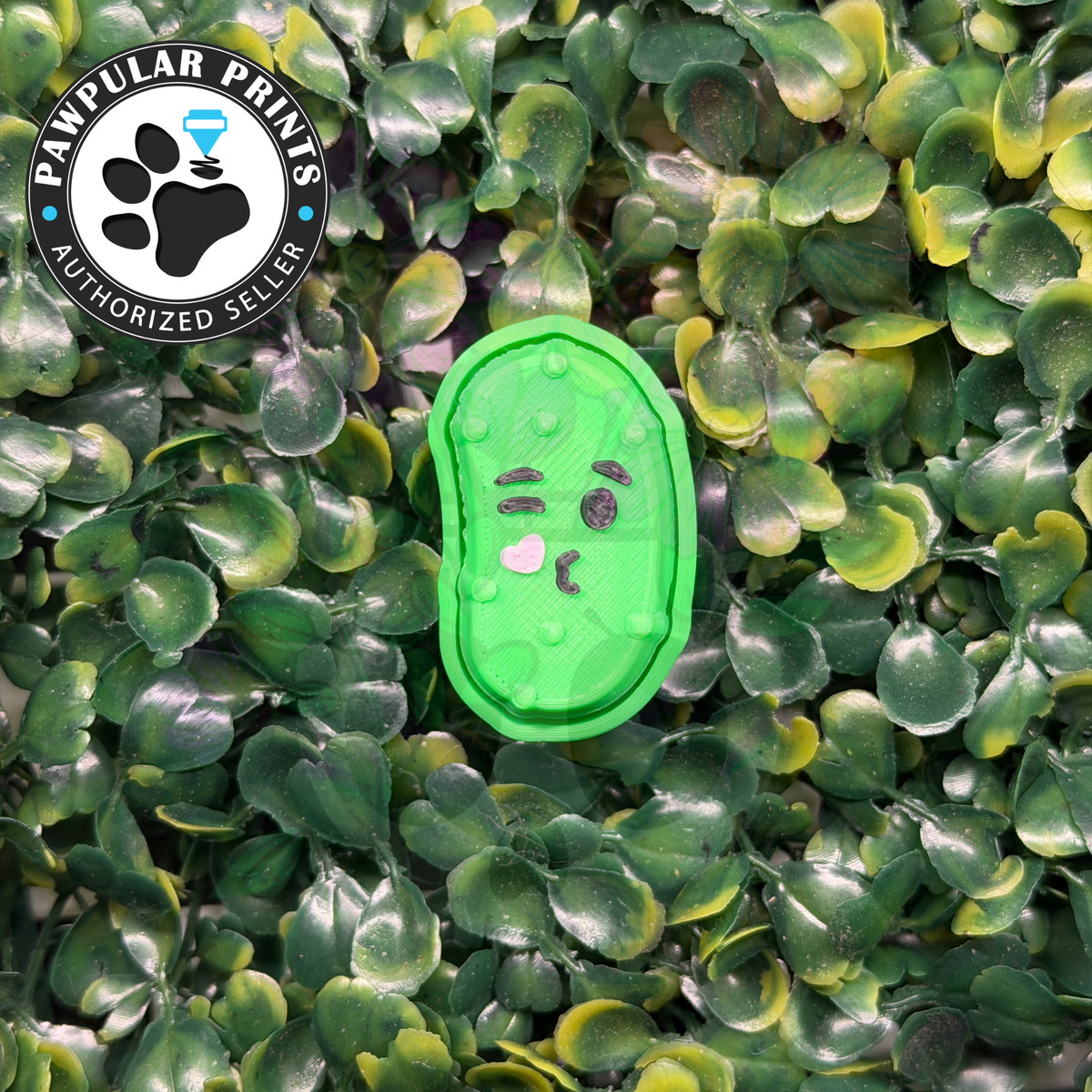 Winking Kiss Pickle Fidget Clicker