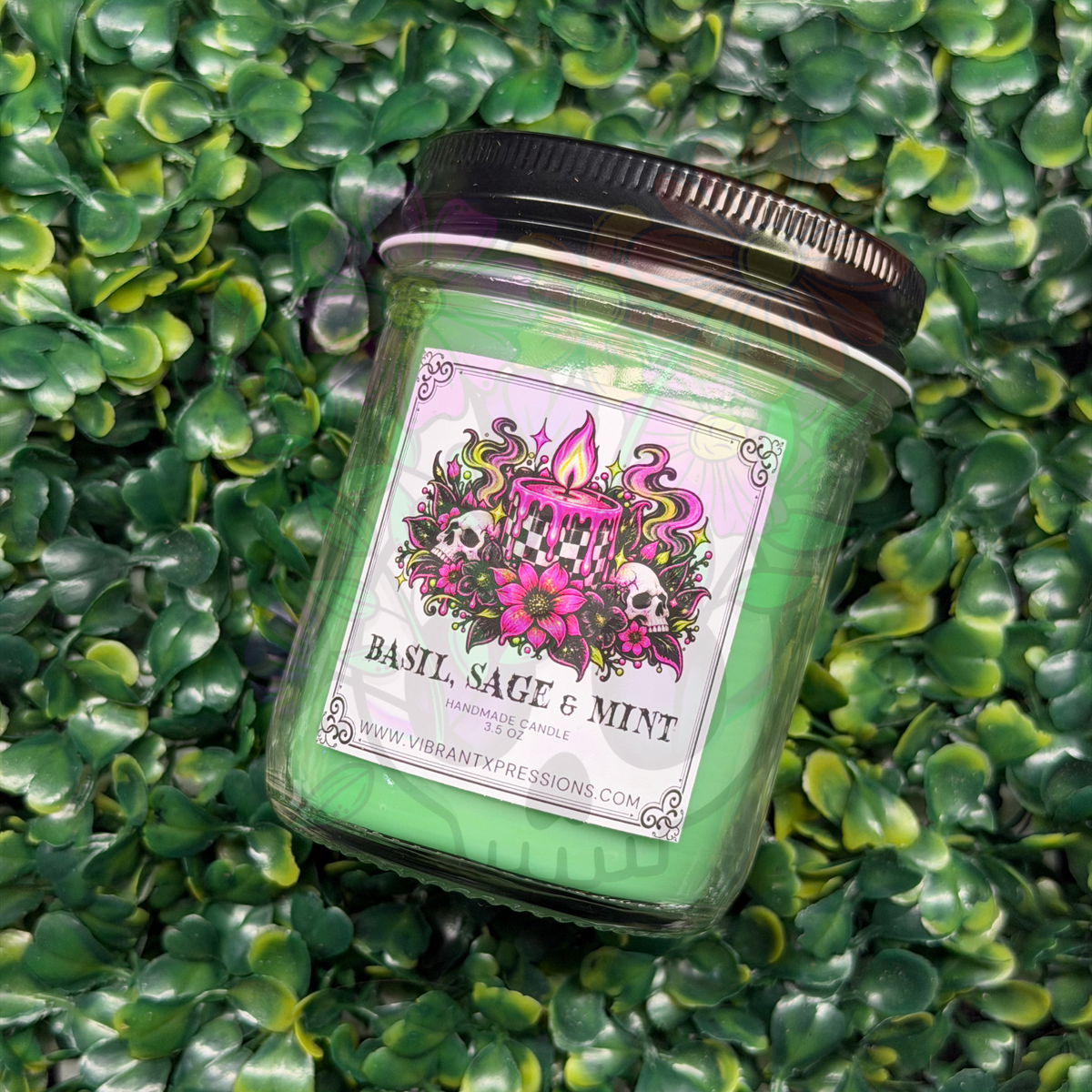 Basil, Sage & Mint | Hand-Poured Candle