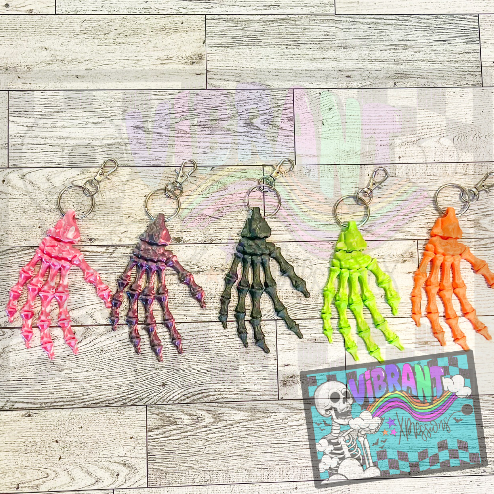 Articulated Skellie Hand Keychains Wholesalw