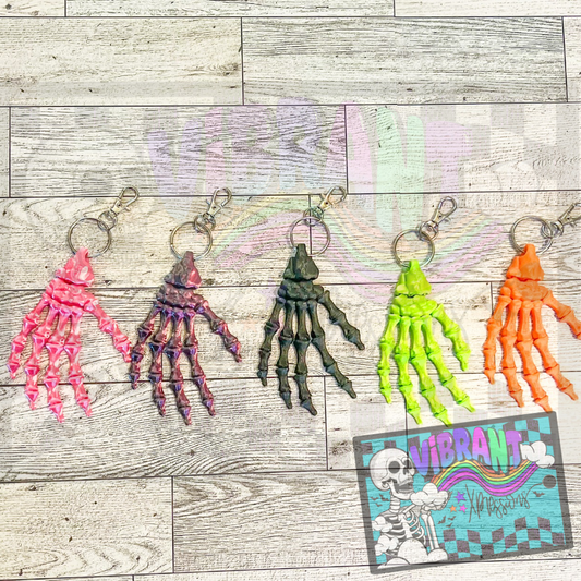 Articulated Skellie Hand Keychains Wholesalw
