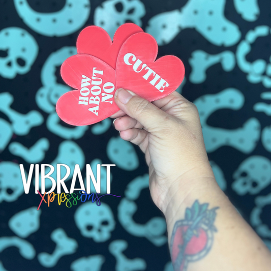 Hearts 40 oz Tumbler Toppers