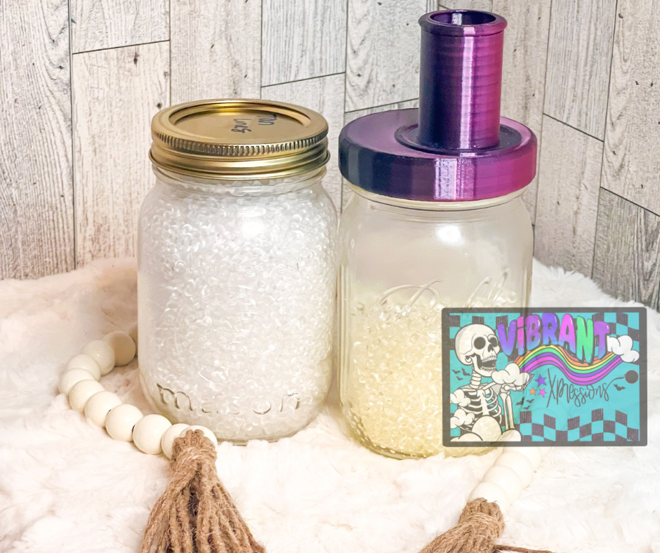 3D Printed Mason Jar Funnel with Pour Spout