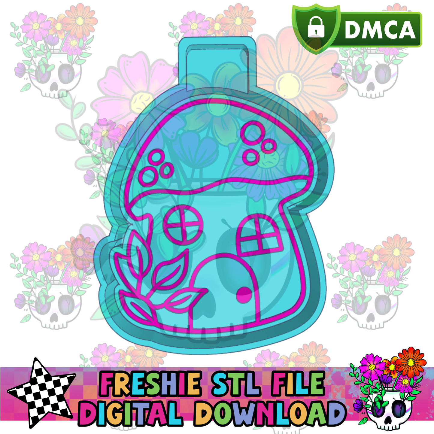 Mushroom House Mold Maker STL File