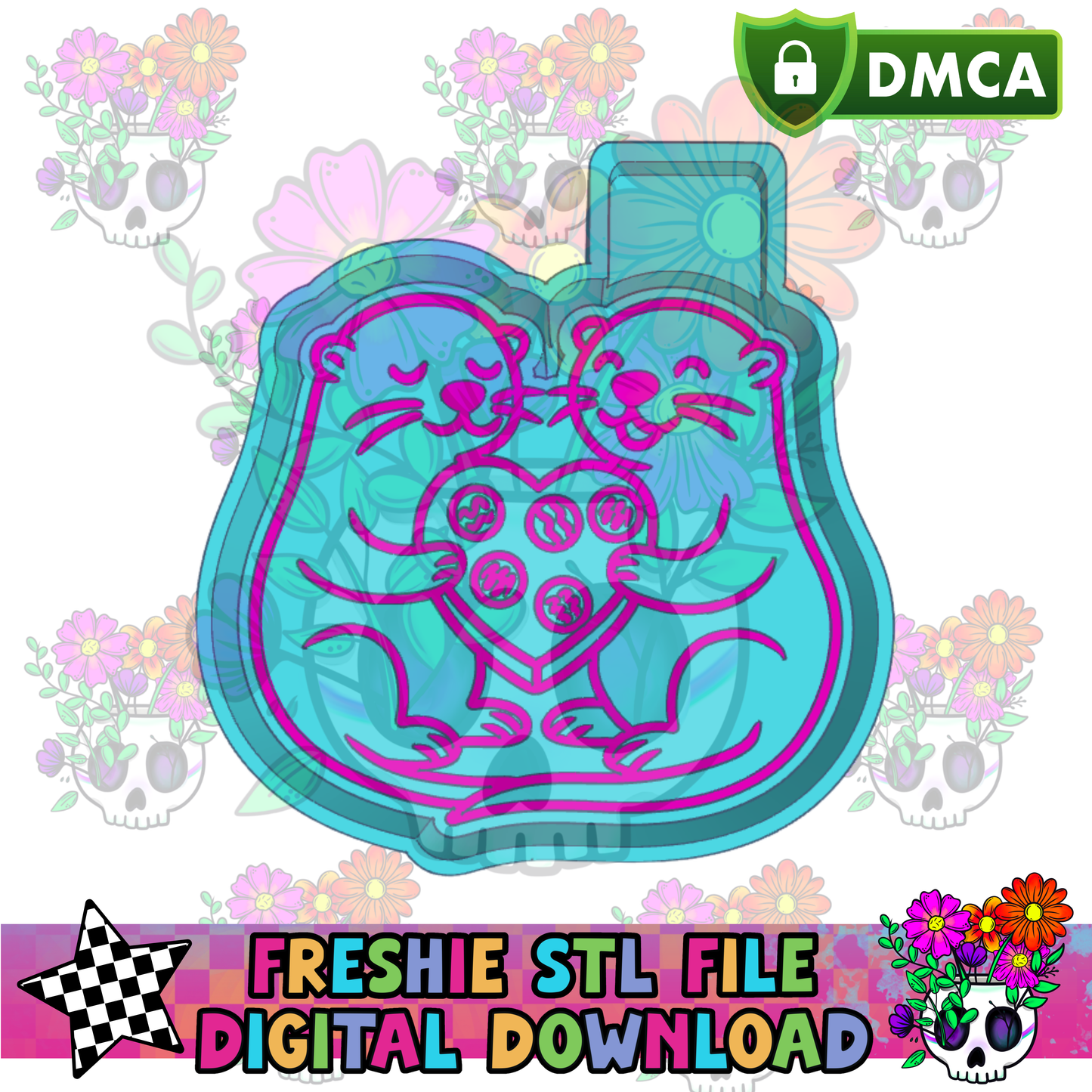 Otters and Chocolate Mold Maker STL File