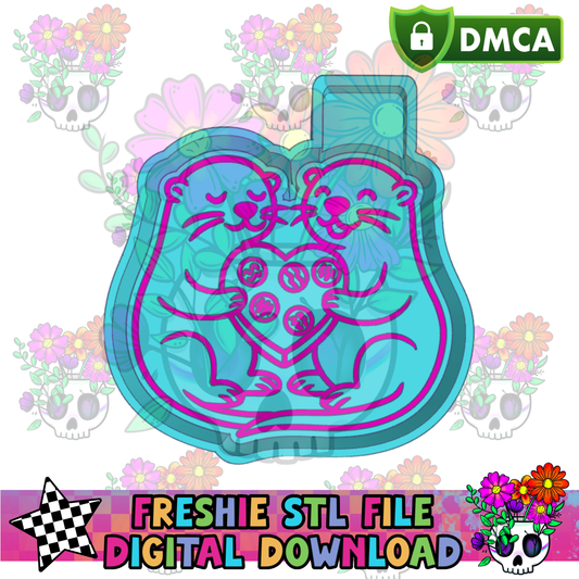 Otters and Chocolate Mold Maker STL File