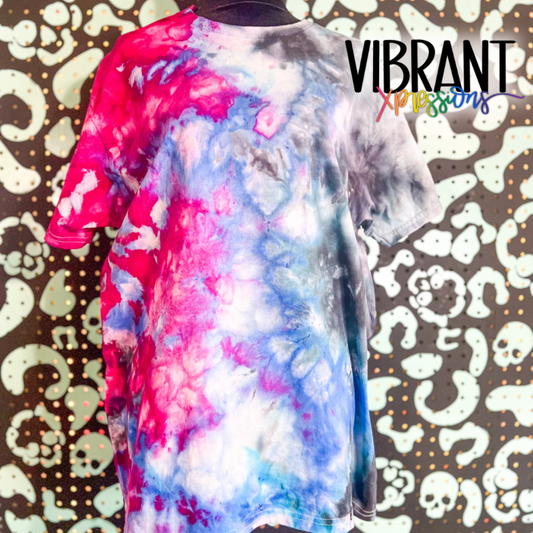 Ice Dyed Pink/Blue/Black Size L