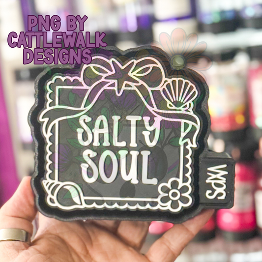 Salty Soul Frame - Freshie Mold