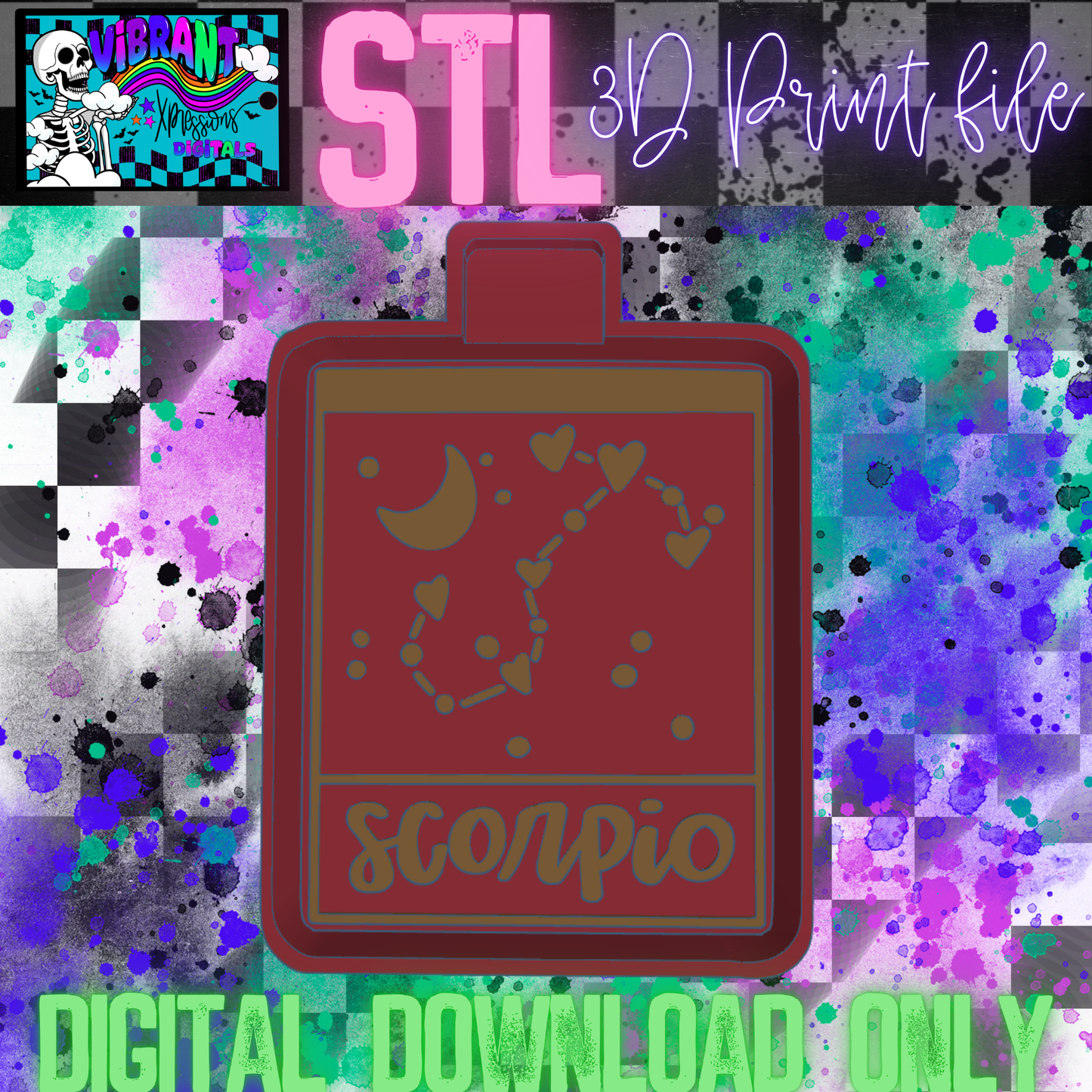 Zodiac Signs Mold Maker STL File