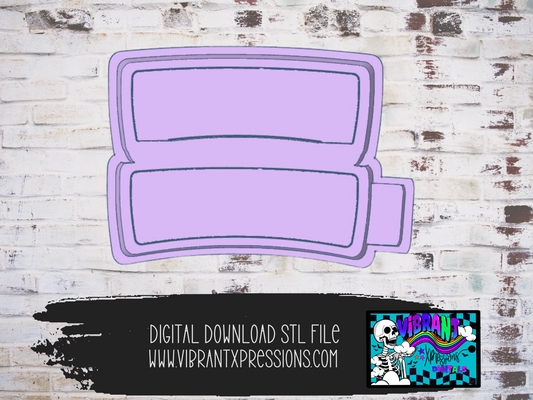 Large Hair Clip Plate Mold Maker STL File