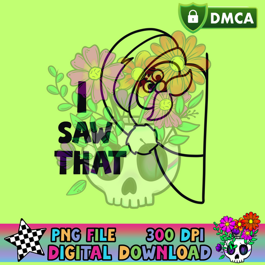 I Saw That Santa- PNG